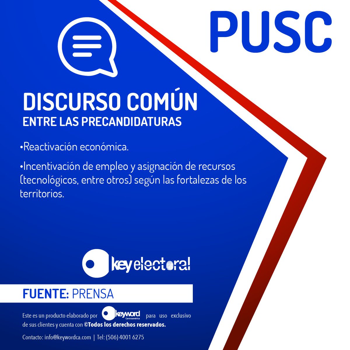 KeywordCA's tweet photo. #KeyElectoral -  Precandidatos PUSC 🔴🔵

El próximo domingo 27 de junio el Partido Unidad Social Cristiana celebrará su convención interna en donde se elegirá el candidato presencial a las Elecciones Nacionales 2022, así como representantes de estructuras internas. https://t.co/z2hBusPVGm
