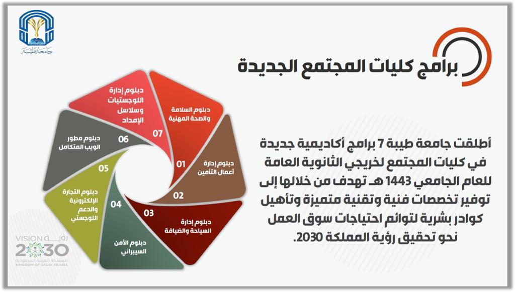 السيبراني جامعة طيبة الامن جامعات الأمن