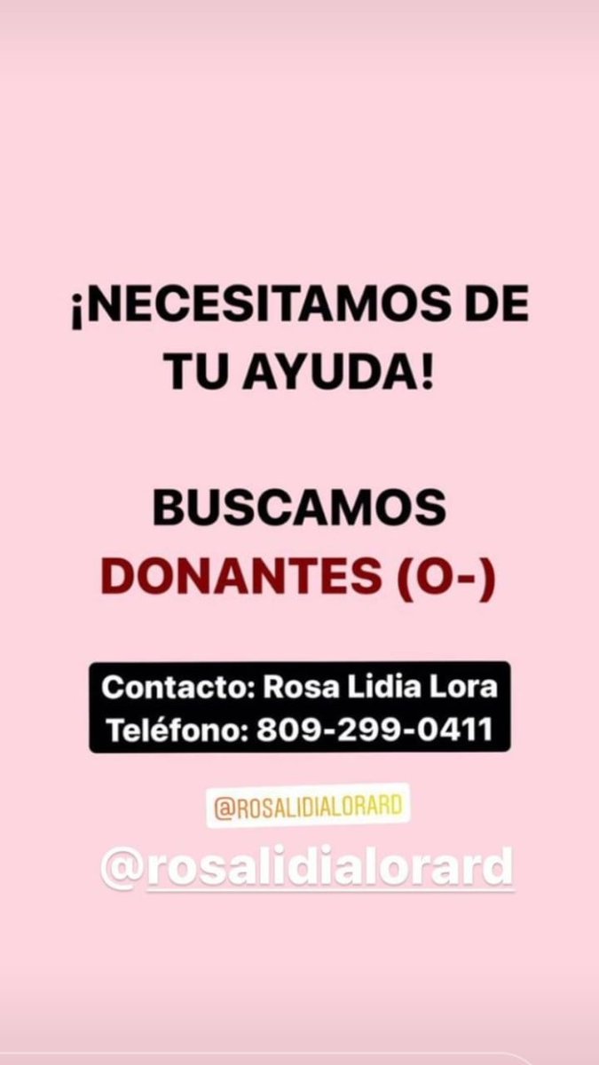 profecleosoc's tweet photo. Por favor, vamos a ayudar. Es una de las maestras que marcó la vida de muchos en mi centro, Oratorio María Auxiliadora (OMA). Hagamosalgo por la prof. Rosa Jáquez.🙏🙏🙏 https://t.co/qEDcMmQ2w2