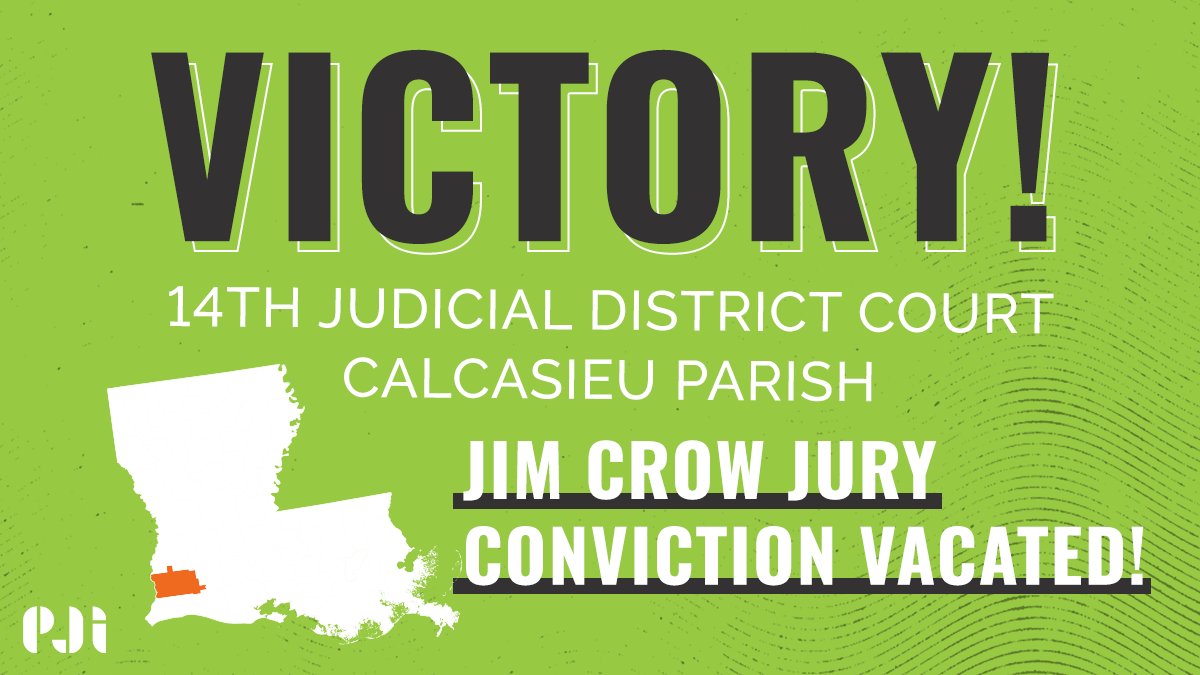 GREAT NEWS: 'Louisiana's split-jury ban is retroactive under state law, Calcasieu Parish judge finds' nola.com/news/courts/ar… #EndJimCrowJuries #lalege #lagov