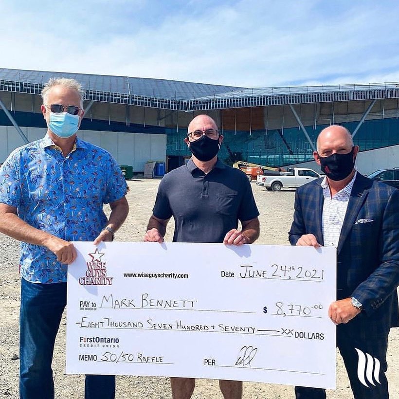 Congratulations Mark! Jackpot winner of the Wise Guys Charity 50/50! Want a shot? Another may be coming your way soon!!
.
.
<a href="/2022CanadaGames/">Niagara 2022 Canada Summer Games</a> 

#GuysGivingBack #GirlsGoneWise #Niagara #NiagaraRegion #Charity #RaffleForACause #raffle