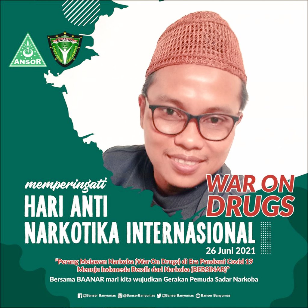 olech_zz's tweet photo. Selamat memperingati hari Anti Narkotika Internasional
Perang melawan Narkoba di era Pandemi Covid 19
Bersama BANAR Lawan NARKOTIKA 
WAR ON DRUGS https://t.co/zld9XSiSxN