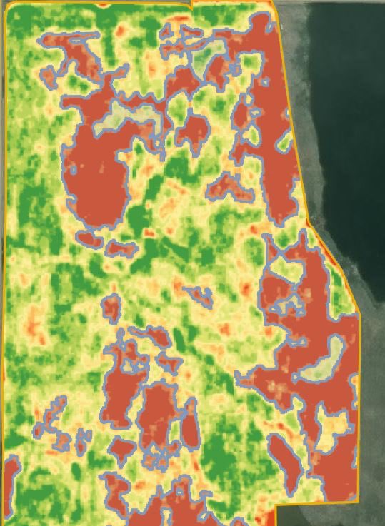 406Agronomy's tweet photo. Using imagery @farmers_edge to track down “hotspots” of low pH.  0-3 inch soil tests - huge jump (4.6 to 8 ) in pH from good zones to bad!  #❤️agronomy #measure2manage #406agronomy https://t.co/afdTK31pzu