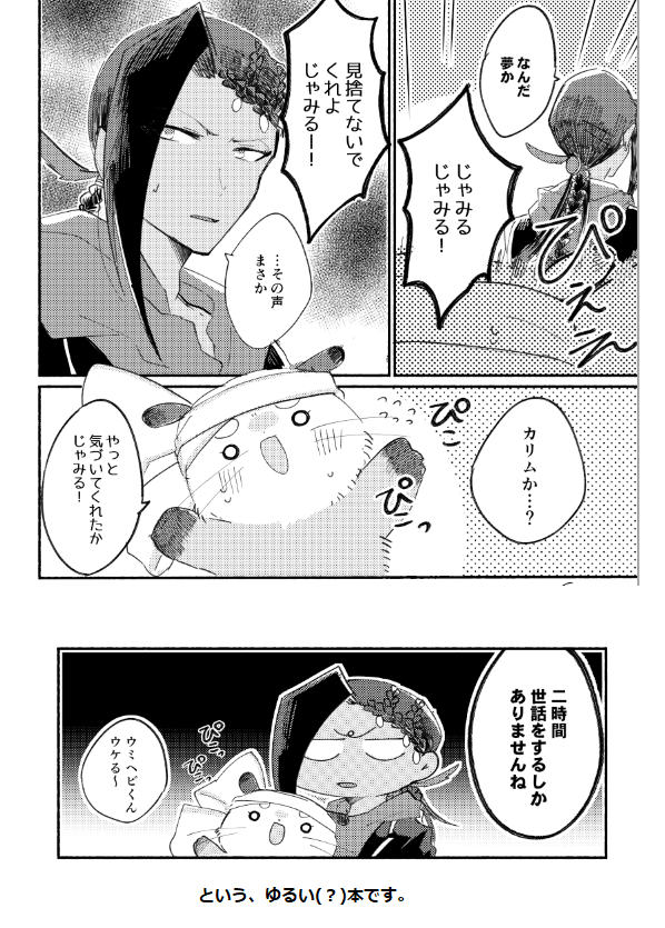 【のれん先行予約】主人がふわふわのらっこになってしまった本。ゆるいギャグかと思えばいつものノリの本です。正気を失ってお読み下さい。【発送は7月中旬予定です】https://t.co/2Ts6OwppQn 