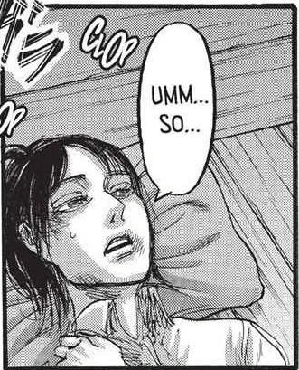 Love how Hange looked tired after the injured and was so ready to give up for the rest of the night until Erwin arrived lmao, they got up so fast just to say hello it's so precious😭 
