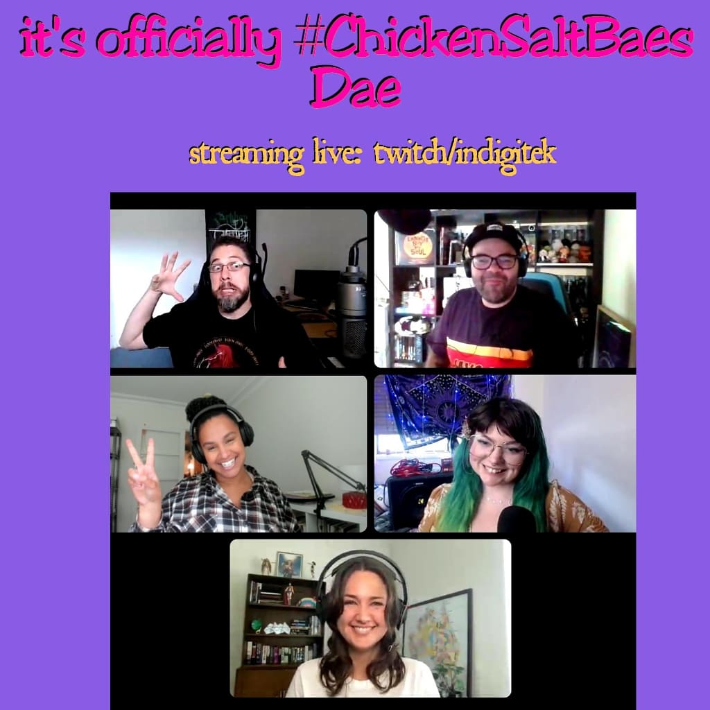Big shout out to <a href="/indigitek/">Indigitek</a> for continuing to create safe spaces online for all our deadly mob
🖤💛❤
Don't forget to tune into their <a href="/Twitch/">Twitch</a> channel @ 2PM today to watch the #chickensaltbaes: @cienan_m <a href="/ithinkceleste/">CCBANKS</a> <a href="/karlie_moon_/">Karlie Alinta Noon</a> &amp; <a href="/raejohnston/">Rae Johnston (she/her)</a> with GM <a href="/BarmEArmE/">BarmE</a> !
🛡🏹🛡⚔🛡