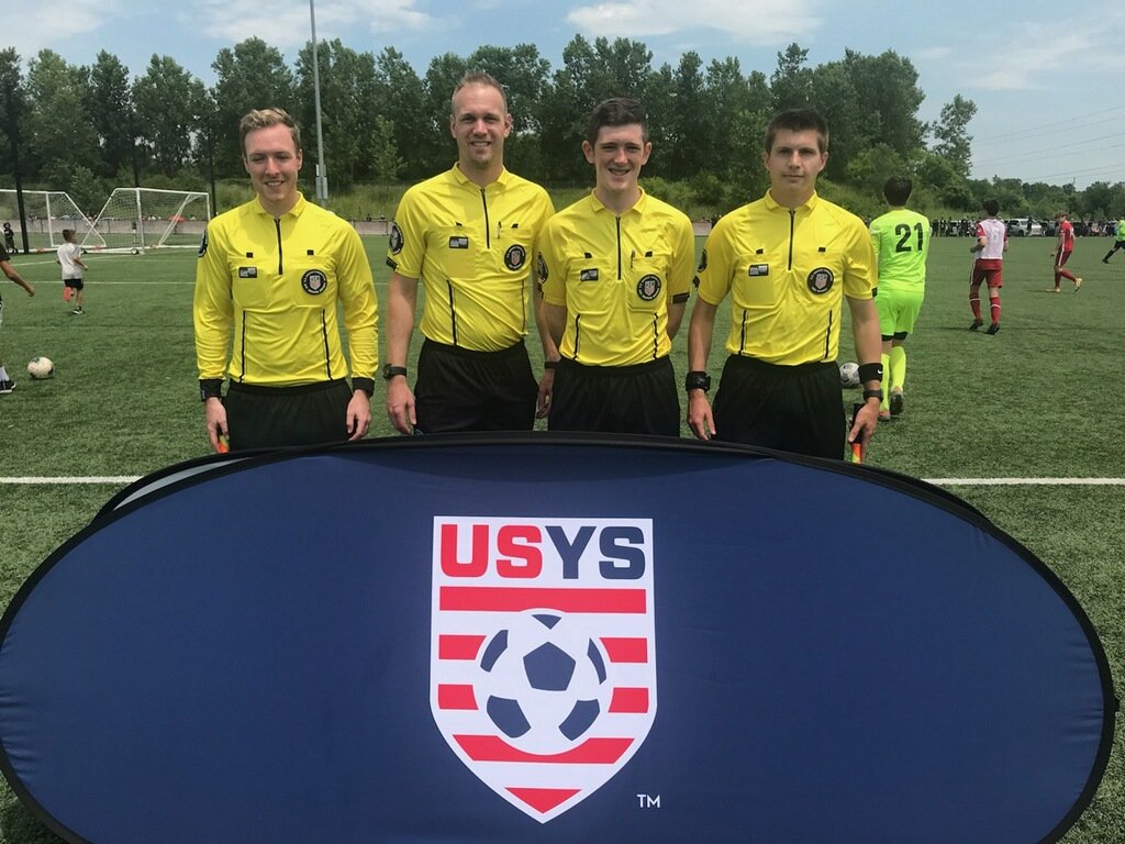 KSRefereePro's tweet image. @KSRefs at the first day of Regionals