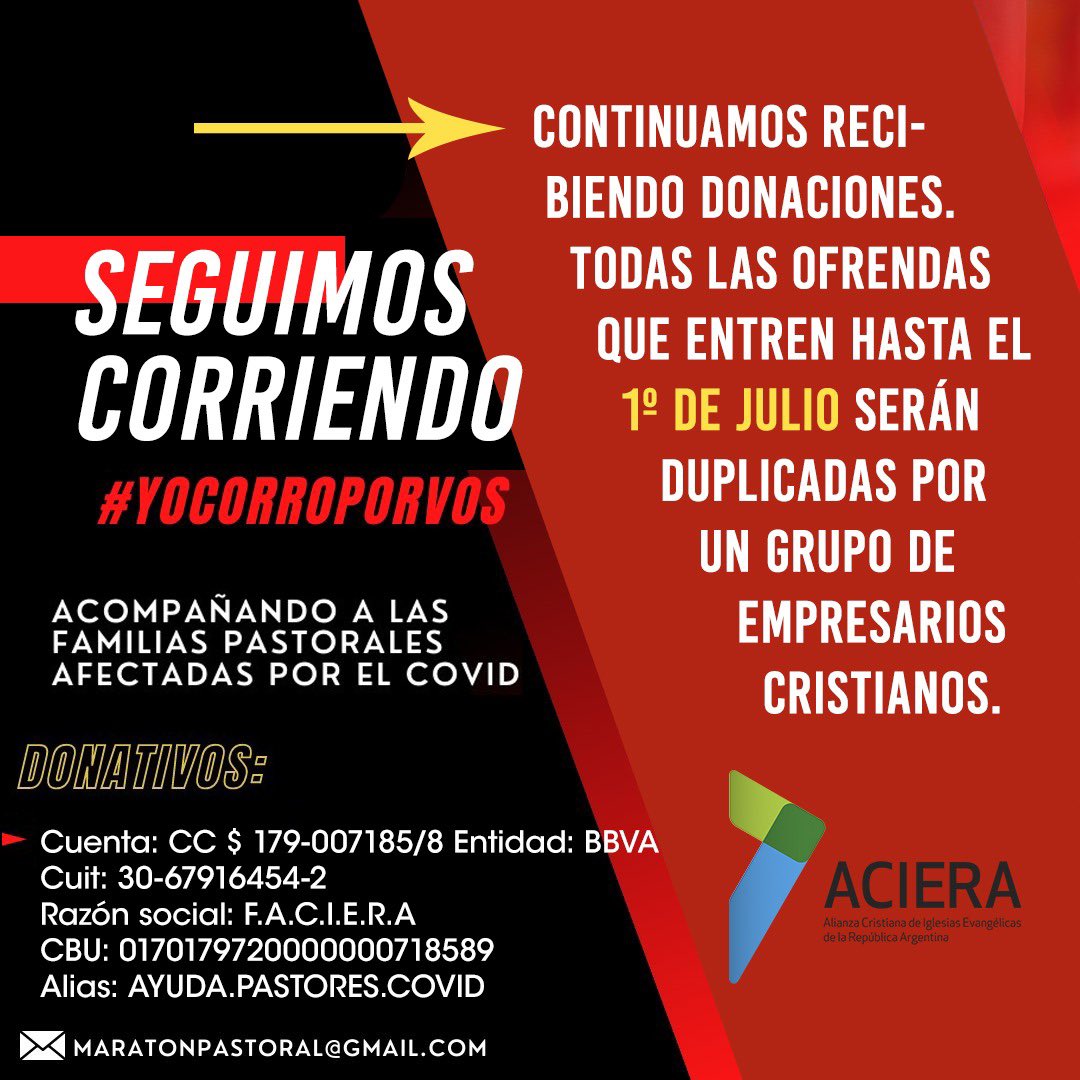 aciera_arg's tweet photo. Tu ayuda cuenta y suma. @Comunidad_PEC @pastoralegomez @Alejandro_JUCUM @PedaceRafael https://t.co/spmPZIScAS