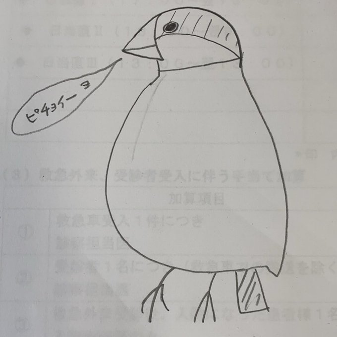 今日の文鳥絵は「だいぶ上達したんじゃないかと思う」です。 