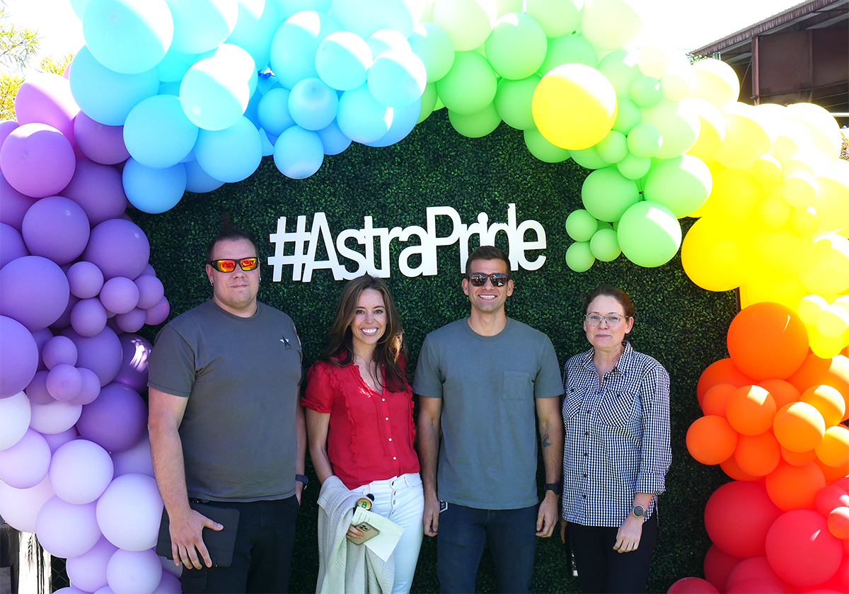 Astra's tweet photo. Happy #Pride! 🏳️🌈 A few photos from our Astra Pride panel and happy hour. Panel participants led a discussion around the history of Pride and what being out at work means. At Astra, we want everyone to thrive and let their true colors fly.
#AdAstra https://t.co/CQS61YLeTf