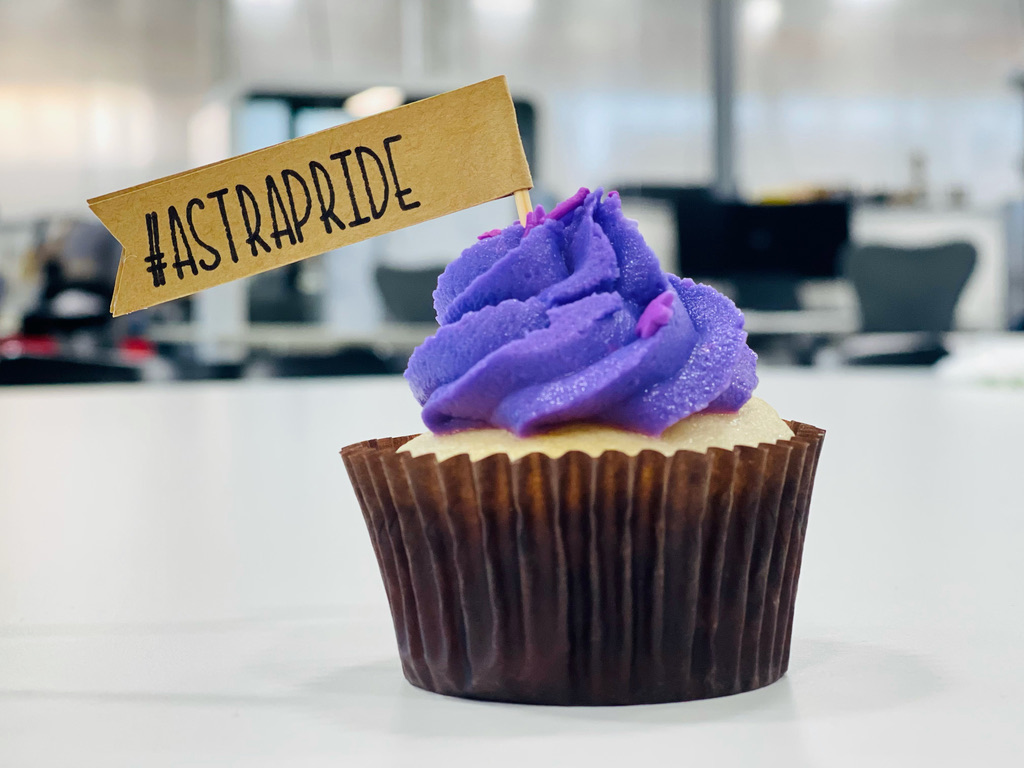Astra's tweet photo. Happy #Pride! 🏳️🌈 A few photos from our Astra Pride panel and happy hour. Panel participants led a discussion around the history of Pride and what being out at work means. At Astra, we want everyone to thrive and let their true colors fly.
#AdAstra https://t.co/CQS61YLeTf