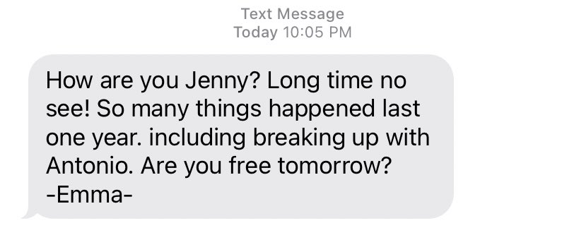 This isn’t Jenny, it’s bec https://t.co/eusczUixo1