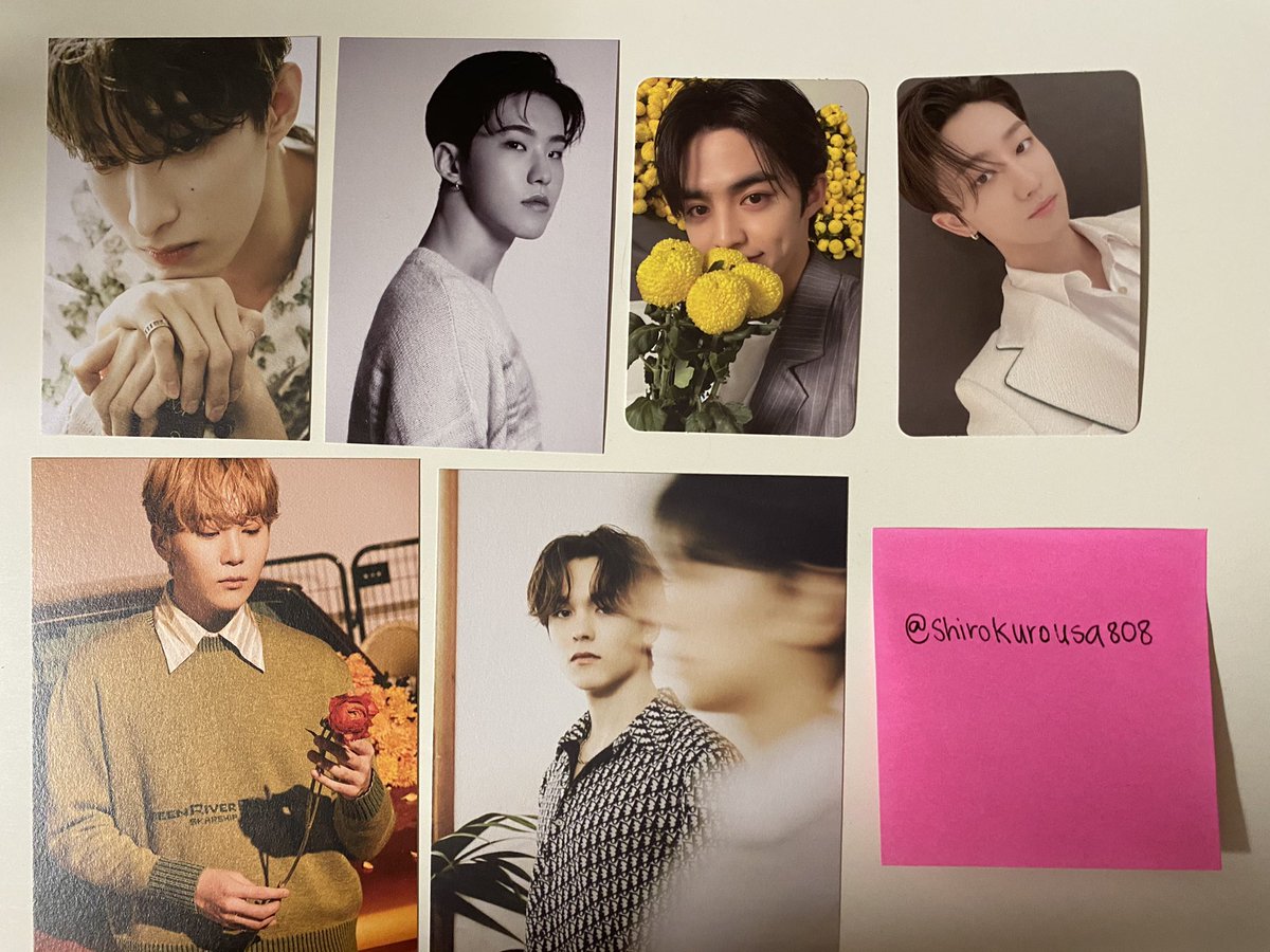 Shirokurousa808's tweet photo. WTT US only
One Side
Have:
Seungkwan postcard, Hoshi minicard, Seungcheol pc
Beside
Have:
Vernon postcard, DK minicard
Other Side
Have:
The8 pc
Want:
Jeonghan or Jun postcard/minicard/pc equivalents for each album 
📍: USA
WW: n/a
Pls rt @svttradingusa @svttrading #seventeen https://t.co/Bjp10oMVpI