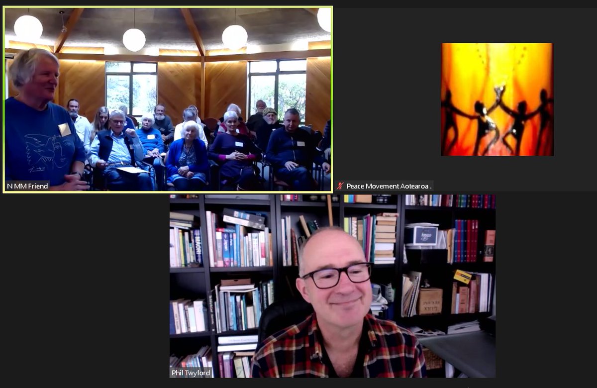 PeaceMovementA's tweet photo. Quaker gathering, details https://t.co/4Fi74MASE5 @PhilTwyford @disarmamentNZ @DisarmQuaker @DemilitarizeDay @QuakerUNOffice @Quakers_RoR @FWCCWorldOffice @BritishQuakers @MereTuilau #Quakers #KillerRobotsNZ #SpaceForPeace #BanClusterBombs #ATT #EWIPA #TPNW #MineFreeWorld https://t.co/qQYl4SAAAM