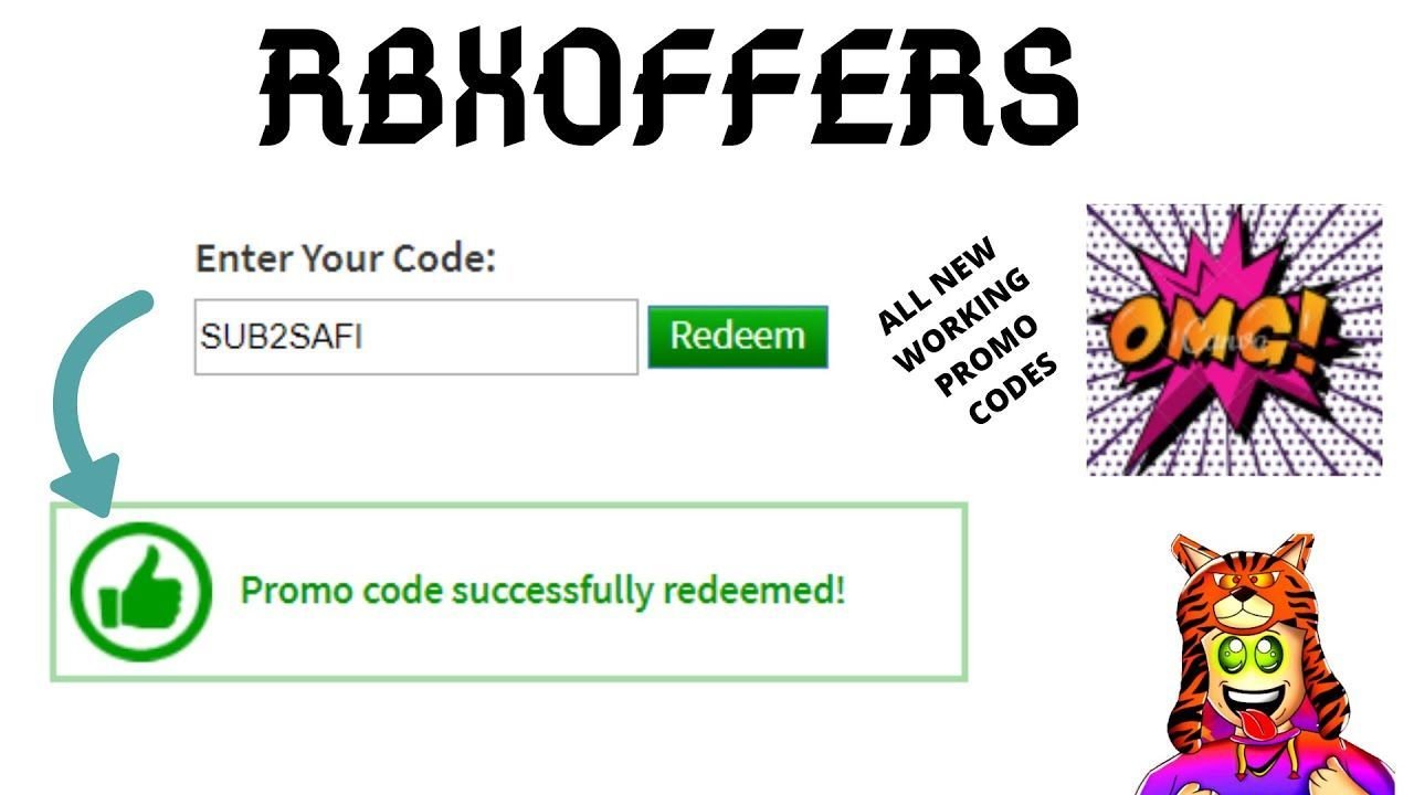 Roblox Promo Codes List