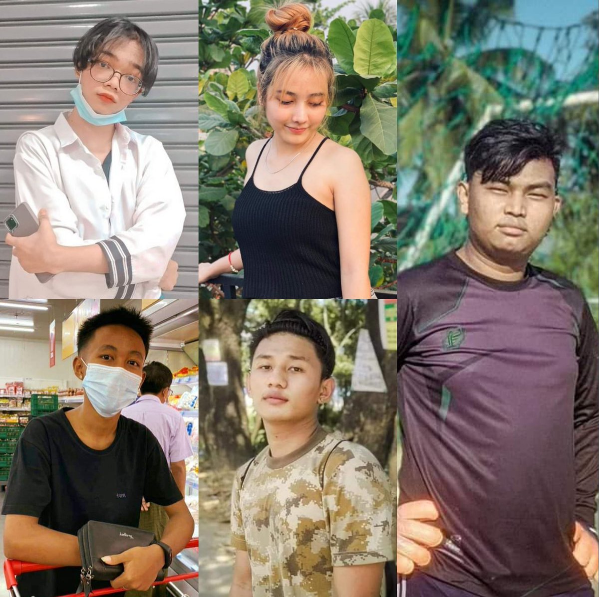 MilkTeaMM_MTAM's tweet photo. On the night of June 25, in North Okkalapa Township, Junta terrorists forcibly abducted five youths, including a minor, from Khemar Thi 2nd Street, (ဆ) Ward, and two youths from Eaindra 6th Street, (ဇ) Ward, on the pretext of checking the guest list.
#WhatsHappeningInMyanmar https://t.co/x1poGmZZYO