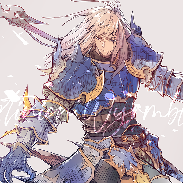 zearyu's tweet photo. let's take a moment to remember estinien with hair down https://t.co/BulSVVu9jp