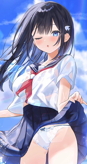 幼なじみと海 