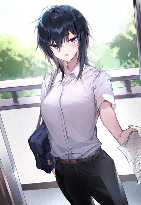 「 夏風邪はバカがひく...という言葉も知らないのか? ...さあ、これ。プリント。」 