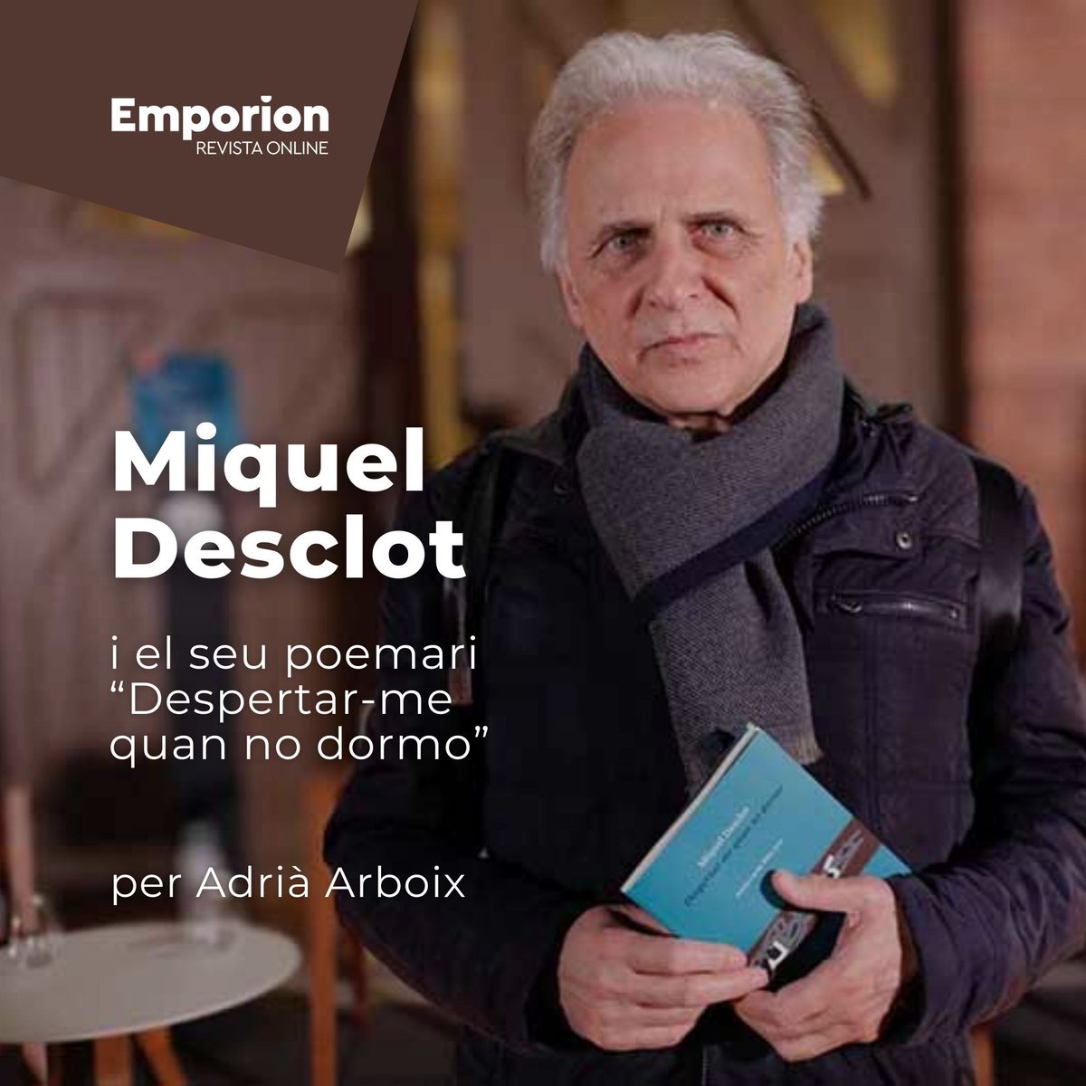 revistaemporion's tweet photo. Adrià Arboix ens parla de Miquel Desclot a https://t.co/zNCEQfCsiM
https://t.co/s7MzelFEii
👆👆👆
@Ed_proa @edicions_62 #miqueldesclot #emporion_online #revistaemporion #emporion_cultura #llibres #AdriàArboix #poesiacatalana #editorialproa https://t.co/luddU0HA0z