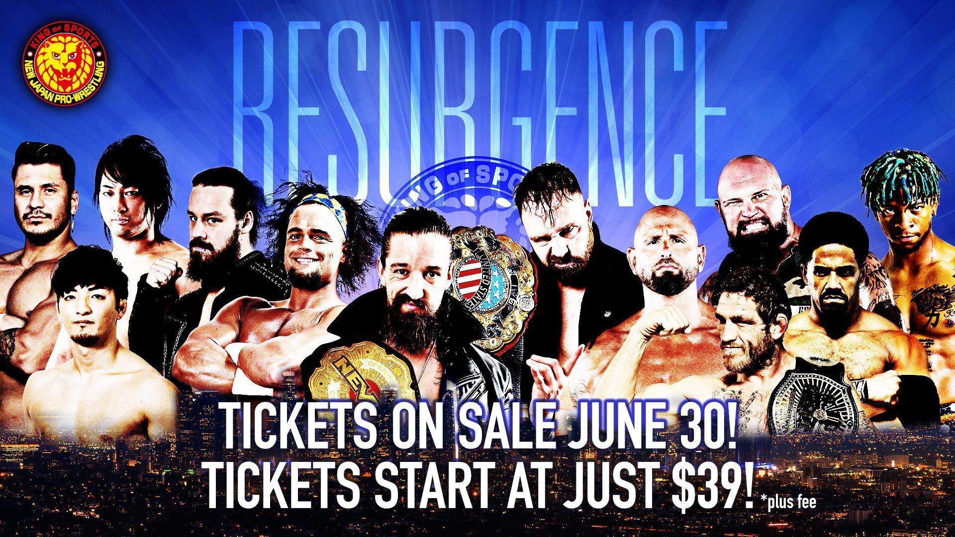 NJPW Global on Twitter "RESURGENCE TICKETS ON SALE IN 4⃣ DAYS After