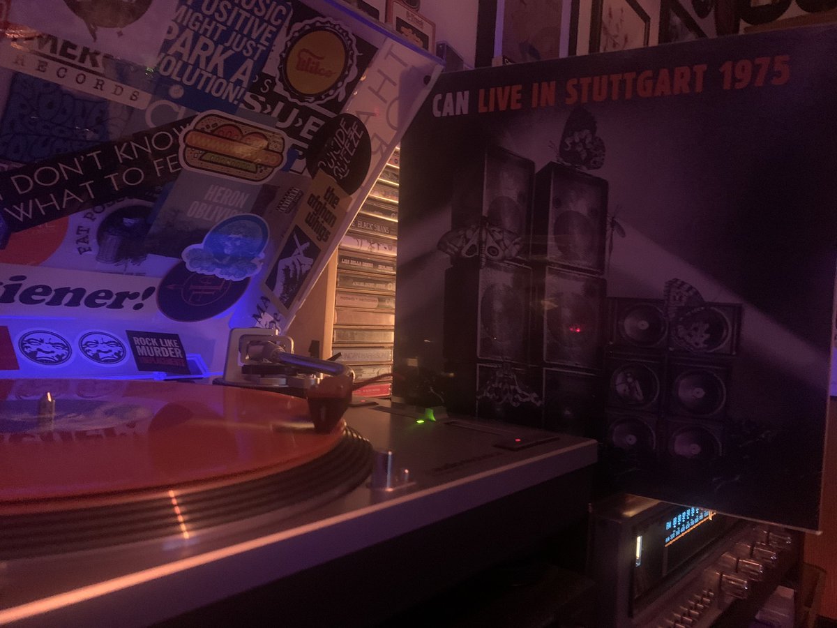 Lights down, drinks cold, Can up.