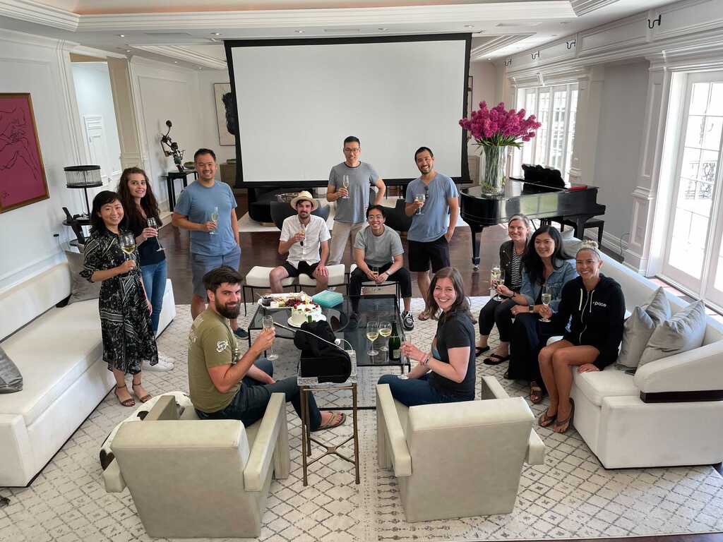 Year 1 of <a href="/pacetogether/">Pace</a> in the books and our first time getting together. 

Celebrating our wonderful members, facilitators, and team - in that order :). 

Looking forward to many more years to come! cc/ <a href="/catleecatlee/">Cat Lee</a> <a href="/alexshye/">Alex Shye</a> <a href="/DrKerryMB/">Dr Kerry Makin-Byrd</a> <a href="/ryanjlieu/">ryan 👺</a> <a href="/achang/">Andrew Chang</a> <a href="/DrOberling/">Dr. Vivian Oberling</a> <a href="/NCoelius/">Nick Coelius 🐀</a>