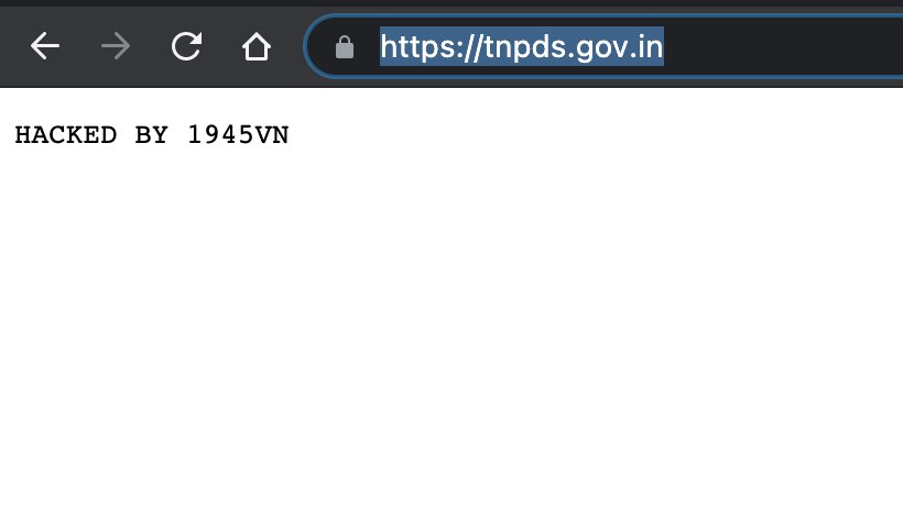 sathya26d94's tweet photo. https://t.co/Ws29x9ypRa website is down and shows a message of HACKED. Please resolve, before any user data leak. @tnpoliceoffl @ThanthiTV @ptrmadurai @mkstalin 
#PDS #TN https://t.co/Mzp8dFKd98