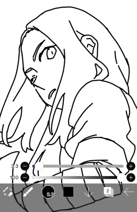 指描き 