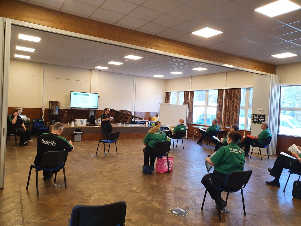 Train the Trainer Course in Ashford Kent today for Event Manager Foundation course <a href="/SJA_LASR_East/">LASR Kent District</a> @SJALondon_South <a href="/stjohnambulance/">St John Ambulance England</a> @SJAVolTraining <a href="/StephenJSmith30/">Stephen Smith</a> #Training #stjohnpeople #volunteering #eventmangertraining