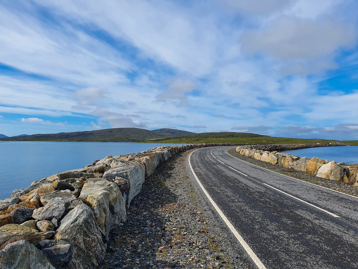 So long Berneray, thank you for a lovely stay. Next island up, across the causeway, is North Uist 👍