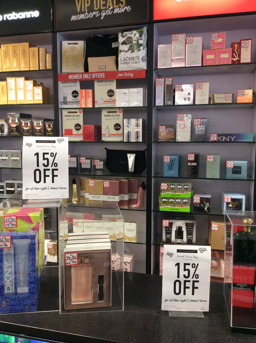 TPSclumberst's tweet photo. We’ve got some great offers on in store this weekend, we’ve got 15% off for all blue light and armed forces today💙, as well as some amazing staggered discounts for our VIP members today! We also have plenty of offers and sale items for you all aswell!💝🎉🌟 #ArmedForces #perfume https://t.co/npMSmWkXN9