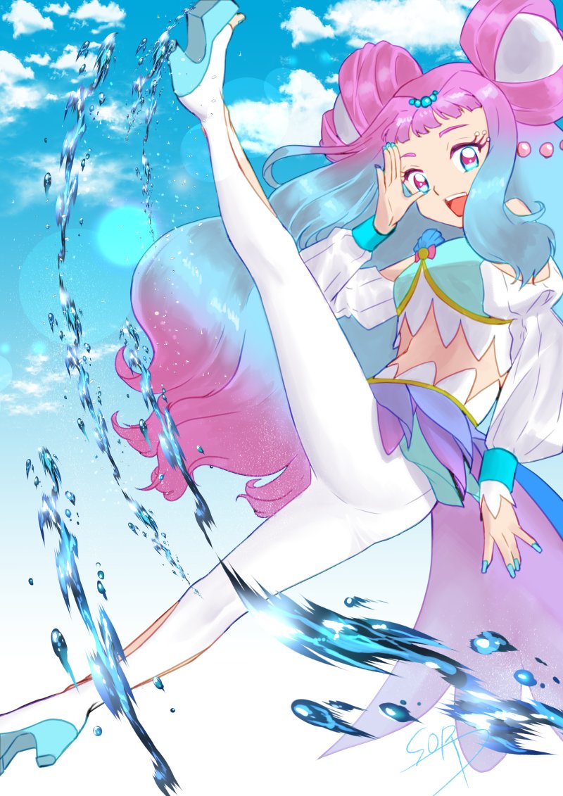 「キュアラメール参上～～!! 」|SORのイラスト