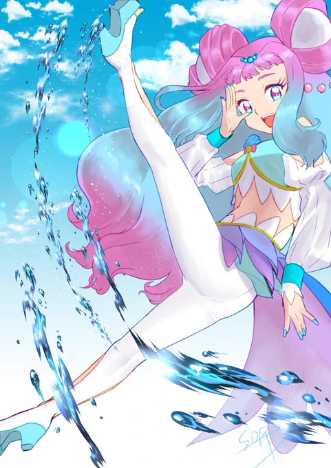 キュアラメール参上～～!! 
