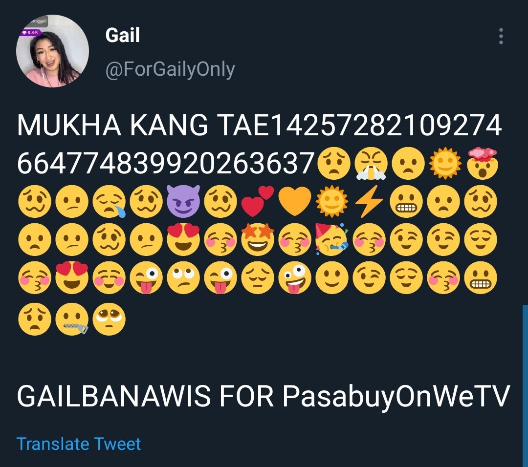 snuggailsupport's tweet photo. EVERYONE PLEASE DON'T ENGAGE TO THIS TWEET!!! Please report this account!! Thank you!!

GAILBANAWIS FOR PasabuyOnWeTV https://t.co/4erSj2mzlF