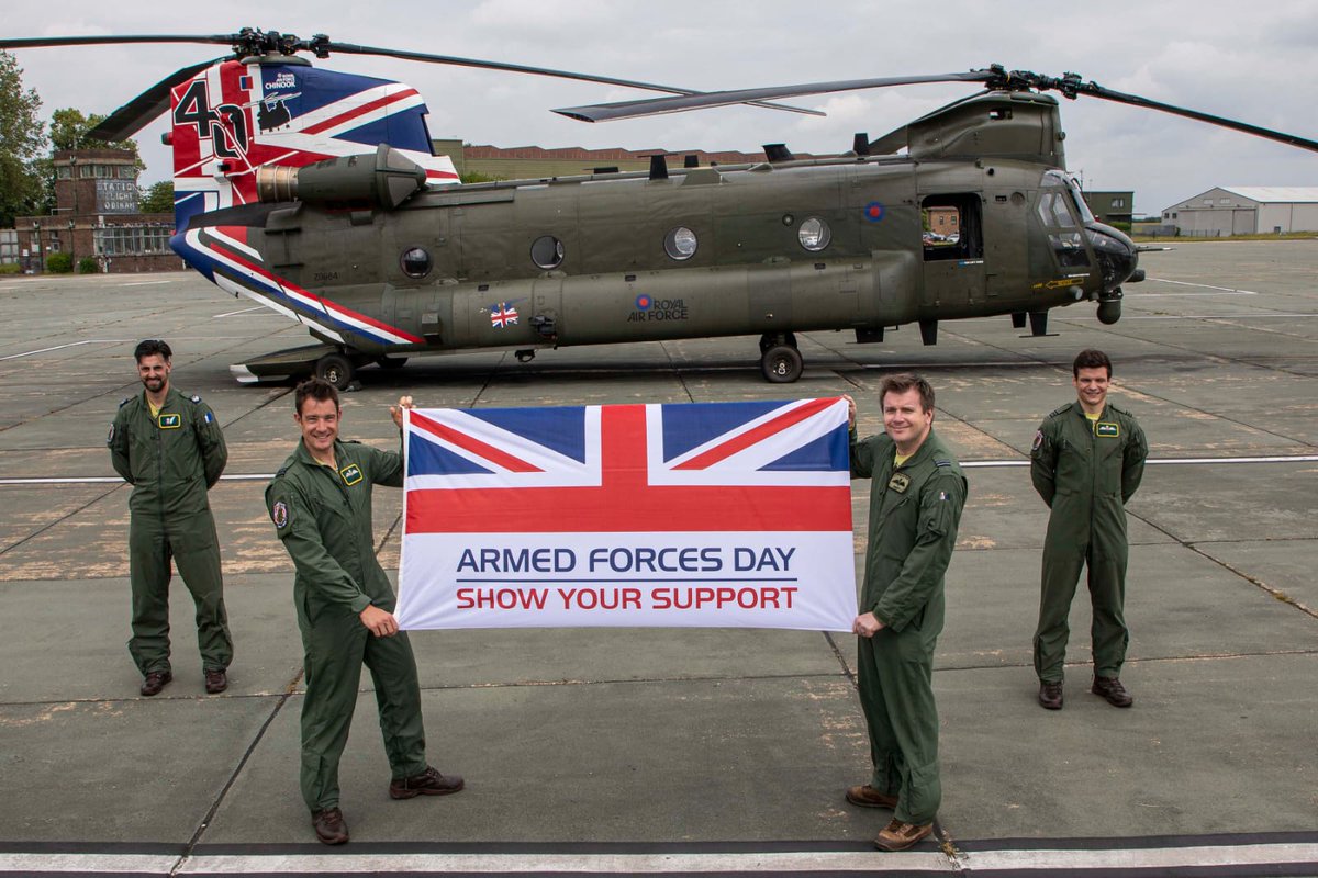 RAF Chinook Role Demonstration Team 2026 tweet media