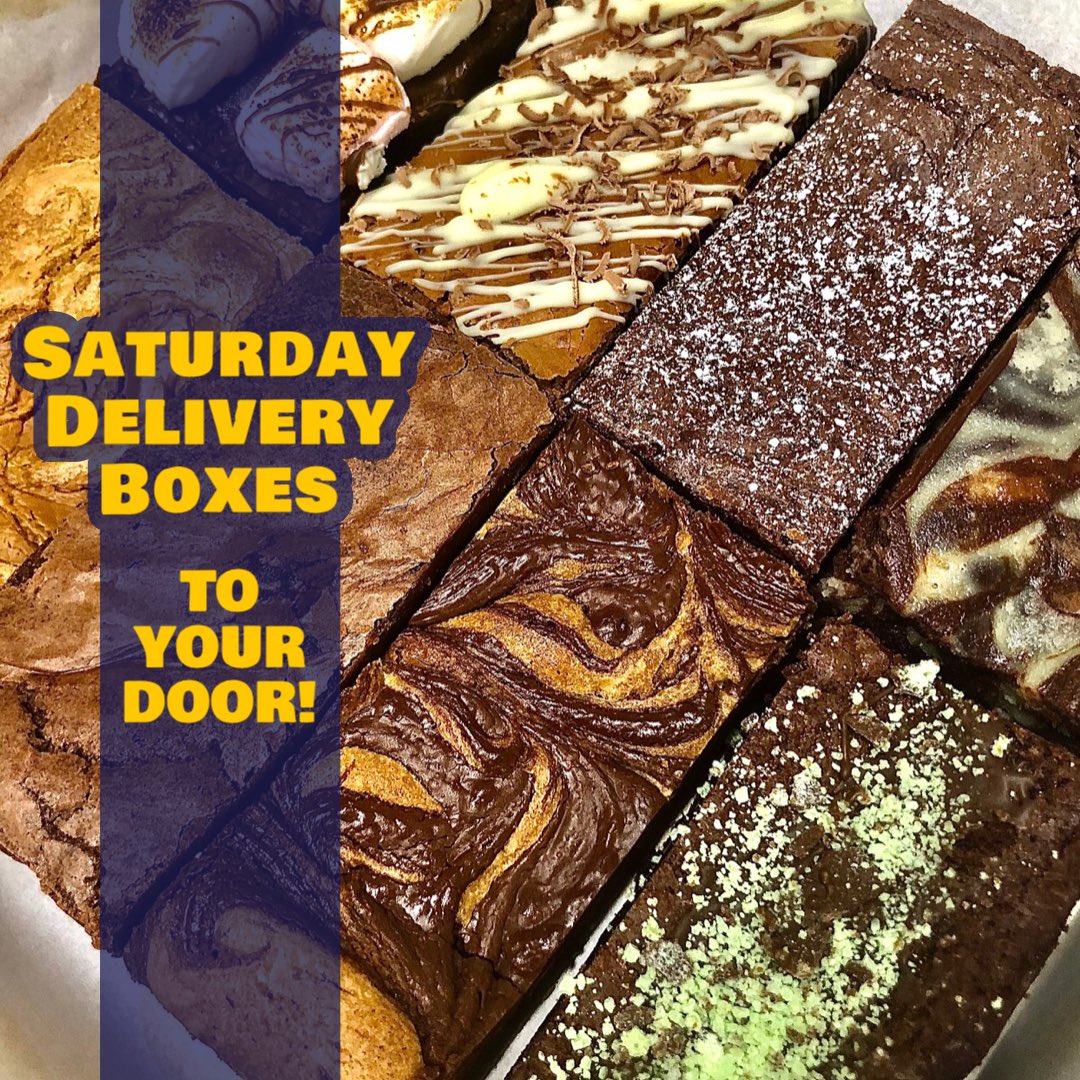 We are out on home deliveries today and have 6 boxes left available! These are great for a weekend treat or a gift box for someone. Message us to book a home delivery this weekend! #cardiffbrownies #cardiffblondies #browniebox #cardifffoodies #bridgestudioscardiff