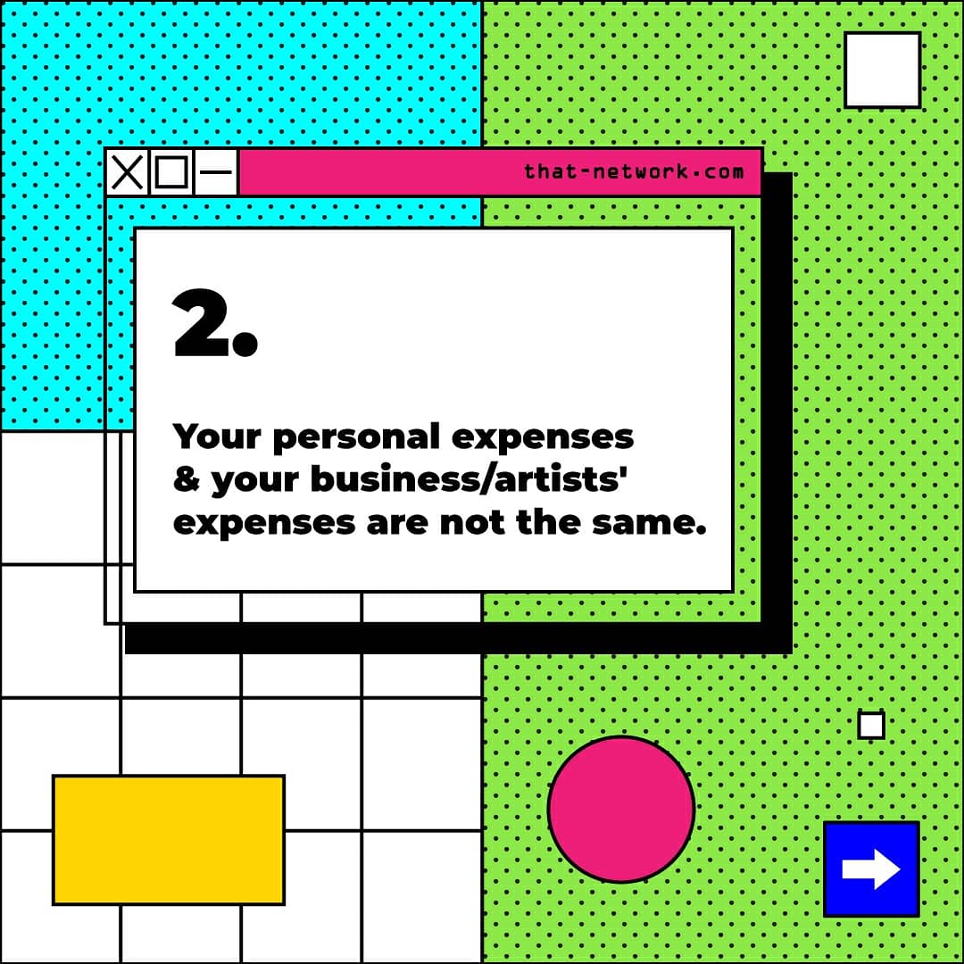 thatnetwork_'s tweet photo. The first step to financial stability, is understanding your money position. Do you know how much you spend on your art vs your personal expenses? 

More resources on navigating the business of being a creative, coming to our website soon

#THATNetwork https://t.co/m5bkEr58wB