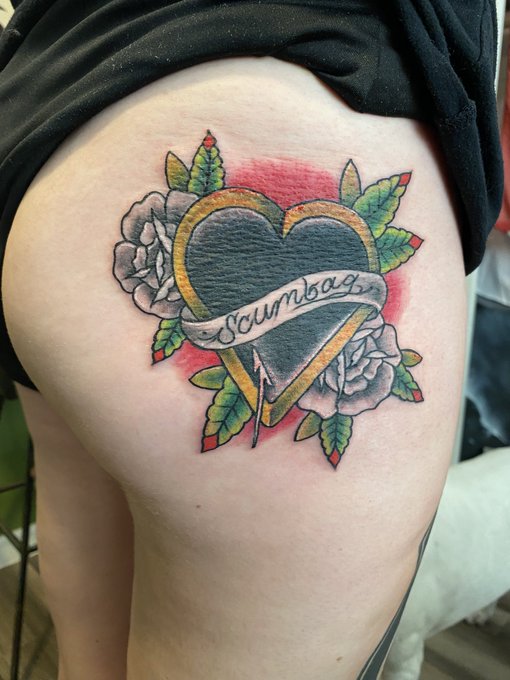 Booty tattoo! https://t.co/hv5UoDyfiF<a href="/tag/newprofilepic"class="tags"><span>#newprofilepic</span></a>