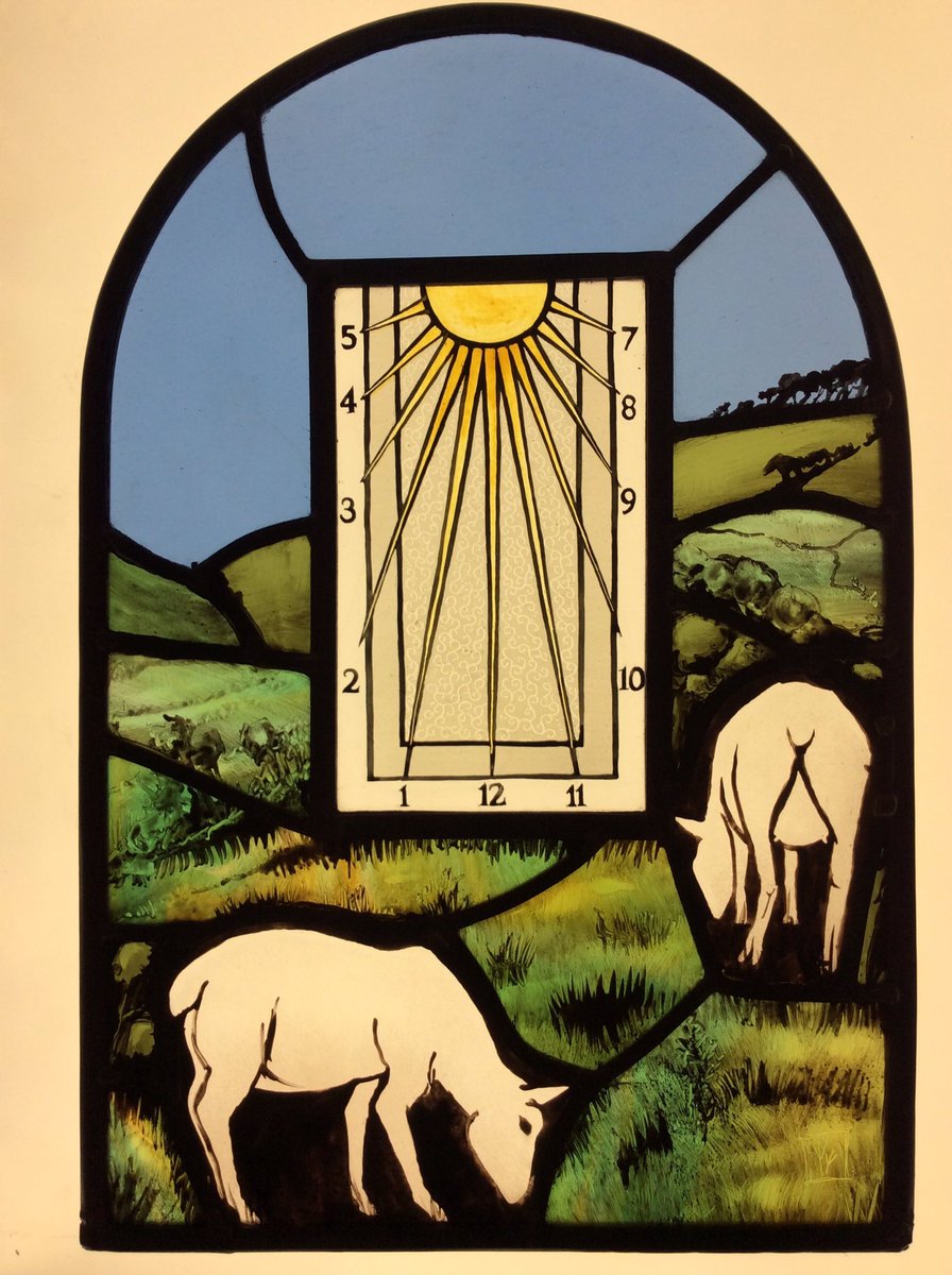 When #theanclarflock met #fabledstainedglass ... this piece will be on display at The Gallery of The #SomersetGuild of #Craftsmen #gallery in #Wells #Somerset from #July where I shall be #MakeroftheMonth ...