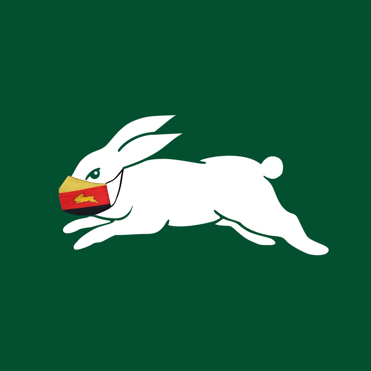 SSFCRABBITOHS's tweet photo. As we all go into a two-week lockdown, stay home and please stay safe everyone! 🐰❤️💚 #SSFCTogether #GoRabbitohs @NSWHealth https://t.co/pI9W98QO37