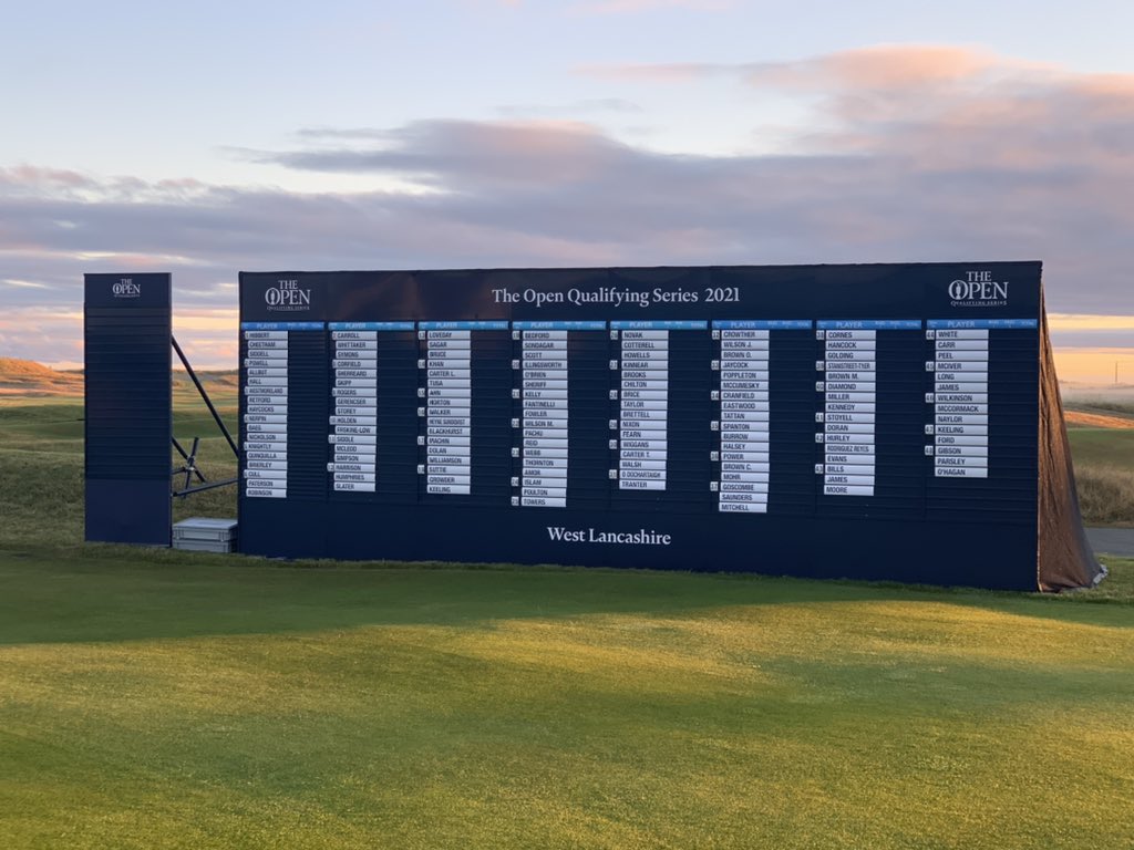 GavinAbsonGolf's tweet photo. Good morning from @WestLancsGC for the first days play of @RandA @TheOpen Regional Qualifying.

There are 29 qualifying spots allocated for today’s play ⛳️ https://t.co/idVAtGsbM3