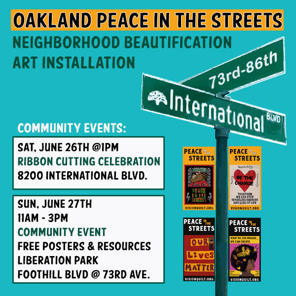 reginaoak's tweet photo. Join @eoydc for the Peace In the Streets ribbon cutting Saturday at 1pm #visionquilt #peaceinthestreets https://t.co/gPH99JqiGw