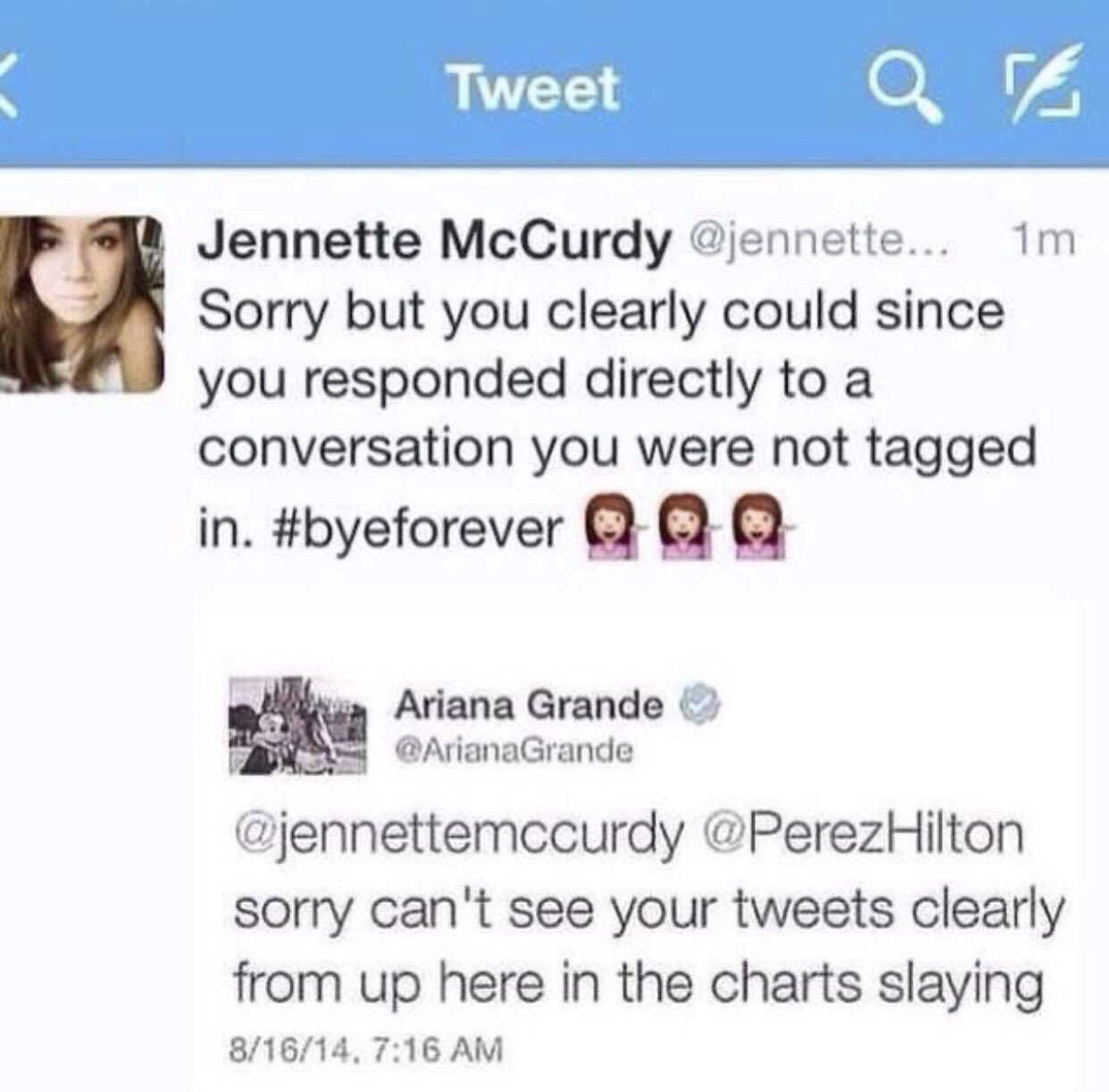 Happy birthday to jennette mccurdy and ariana grande 