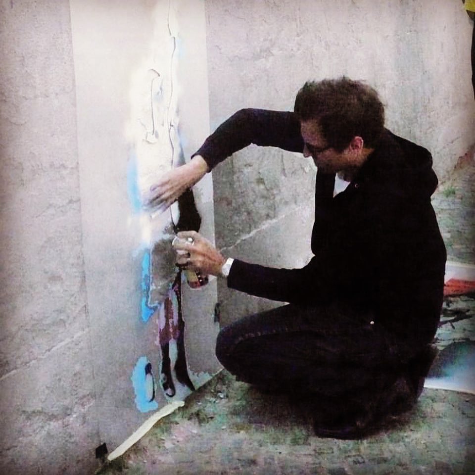 cslaterdesign's tweet photo. @Just__Joe_ @MPerren …Berlin, 2011 with Blek le Rat. :) https://t.co/68MOu3rDP5
