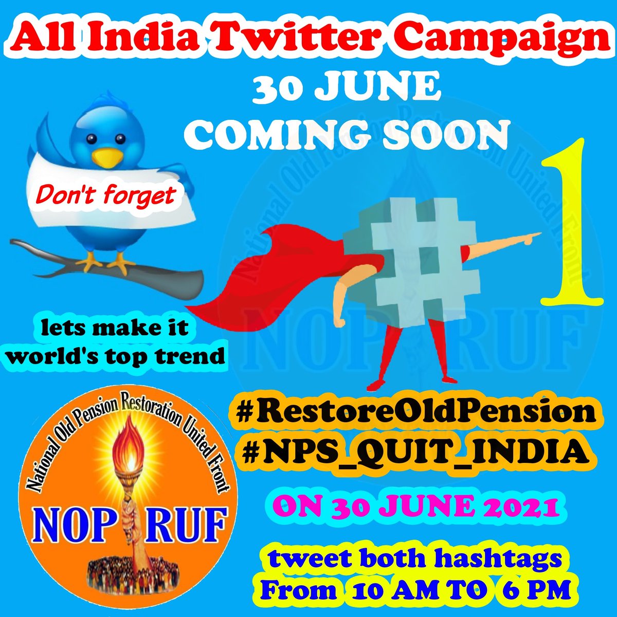 OPSRF_UP's tweet photo. मै चिंतित हूँ अपनी वृद्धावस्था की सुरक्षा को लेकर
क्योंकि मेरा अंशदान(NPS) बाजारवाद के हवाले है।
मैं लड़ रहा हूँ, मैं लडूंगा और आप..?
  
#RestoreOldPension
#NPS_QUIT_INDIA

@PMOIndia
@myogiadityanath @UPGovt @ChiefSecyUP https://t.co/9K4rWkiS0I