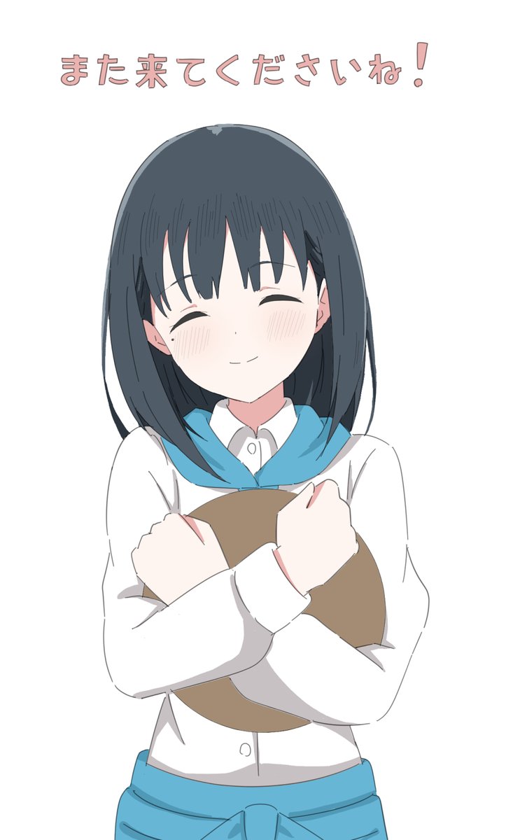 椎ちゃんかわいい スーパーカブ 黒羽uma のイラスト