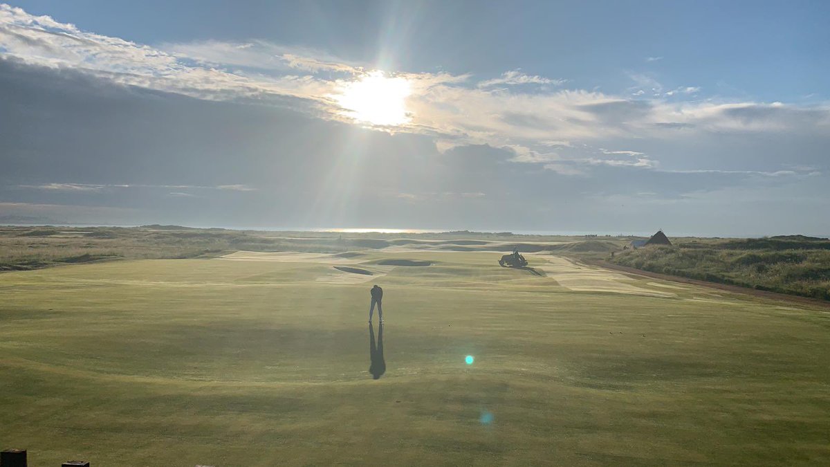 PGASouth's tweet photo. A lone putter getting ready to qualify for @TheOpen today @Princesgolfclub 

Good luck all! https://t.co/H9pDRrXnTW