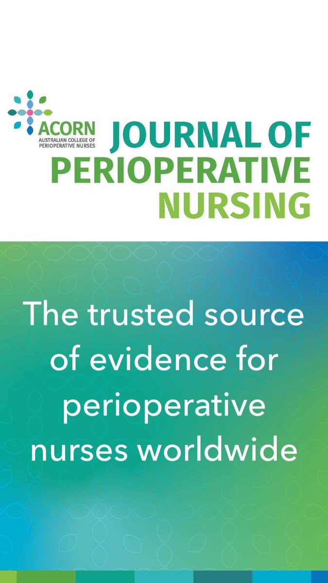 Journal of Perioperative Nursing tweet media