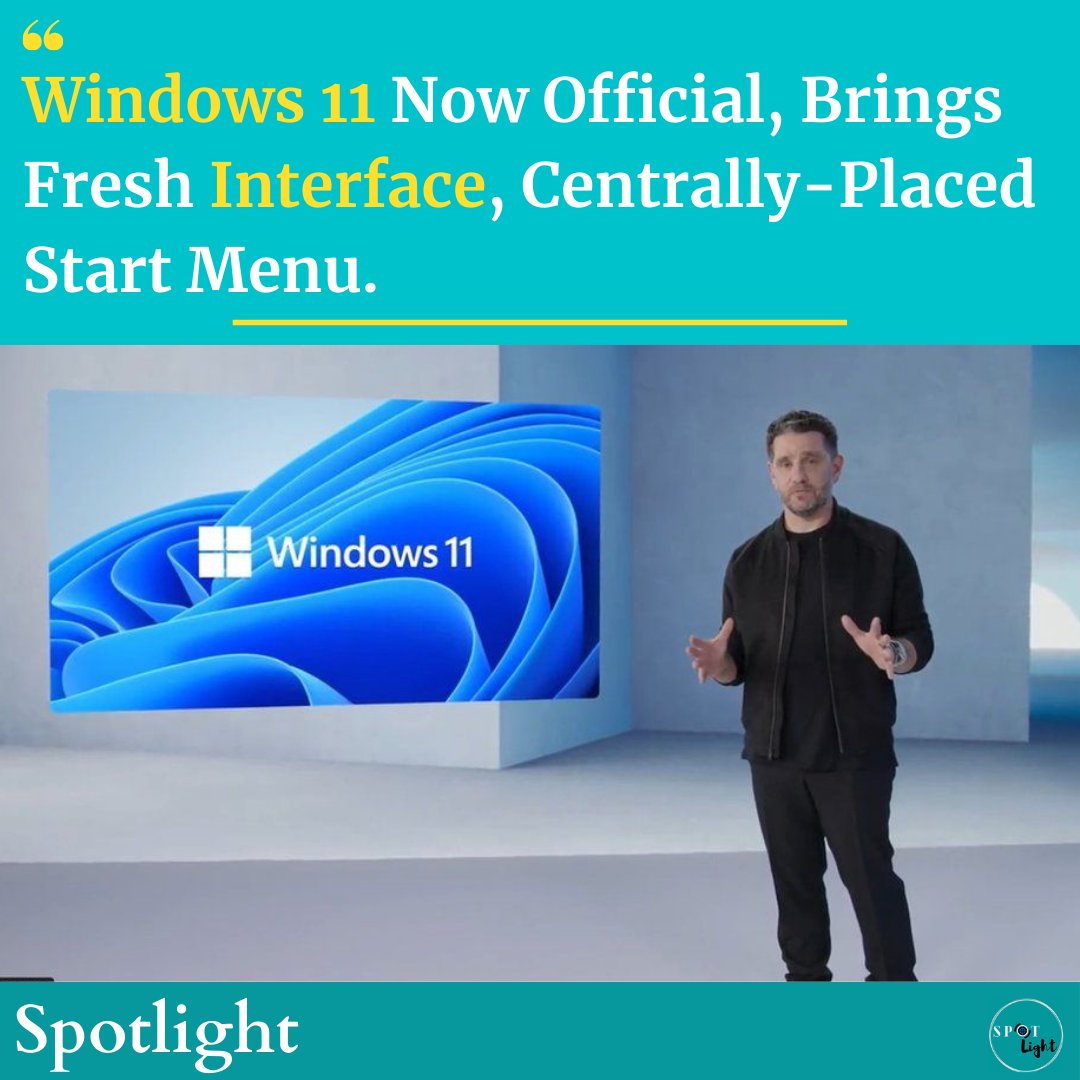 WeeklySpotlight's tweet image. Windows 11 is now official. Microsoft&apos;s new Windows operating system has debuted nearly six years after the release of Windows 10 that took place in July 2015.
#Window11 #Microsoft #Microsoft365 #MicrosoftEvent #macOS #chromebook